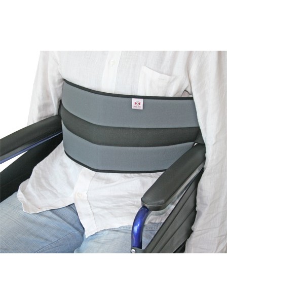 Cinturón perineal acolchado para silla de ruedas